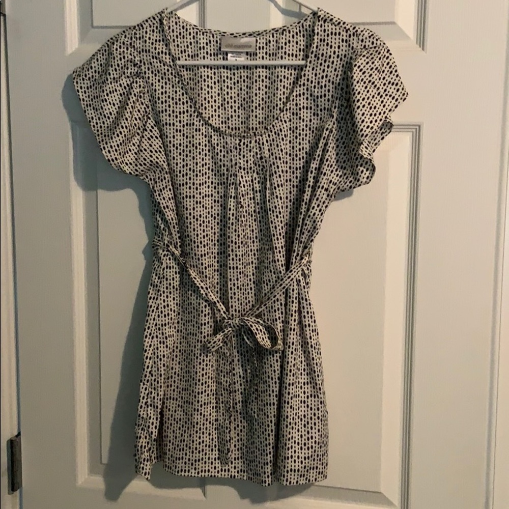 (🤰🏻 3/$15) Oh! Mamma S maternity blouse